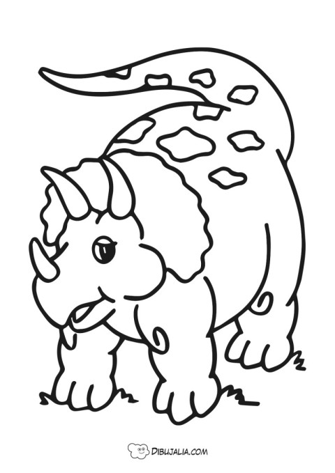 Dinosaurio triceratops