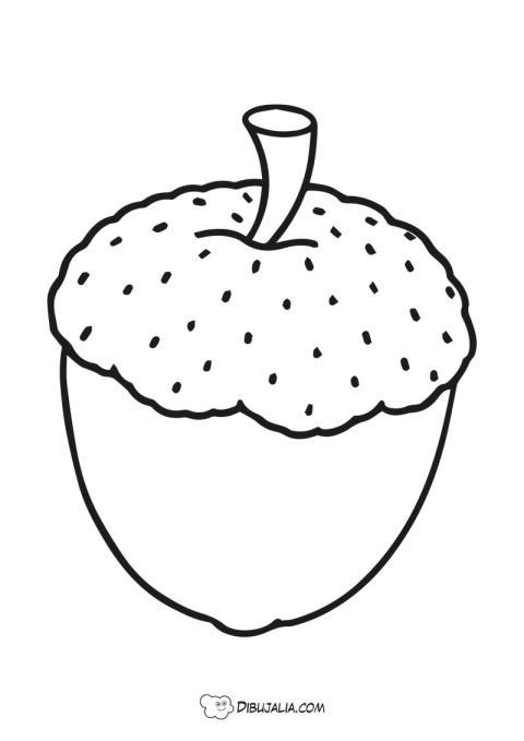 Bellota del otoño