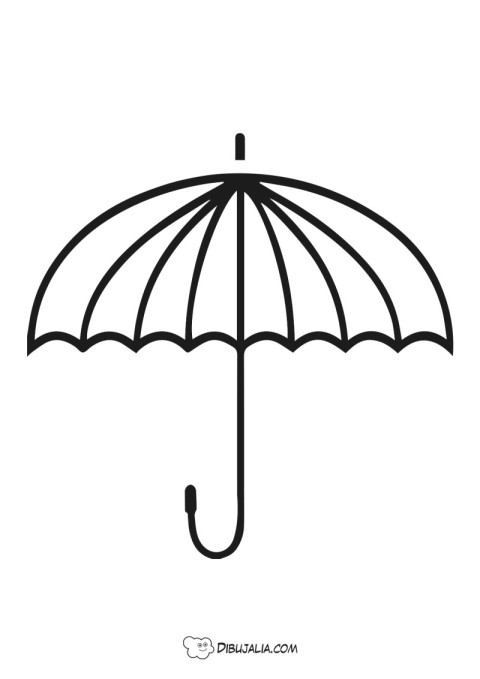 Paraguas silueta