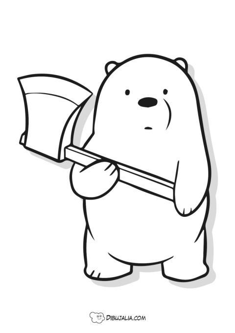 Oso Polar con Hacha