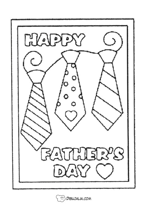 Corbatas happy Dad