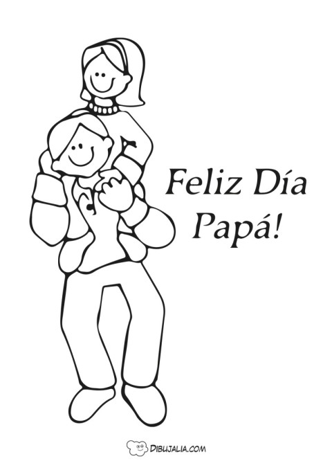 Concepto De Dibujos Animados Dibujo De La Mano Feliz Día Del Padre  Ilustraciones Svg Vectoriales Clip Art Vectorizado Libre De Derechos  Image 29415726