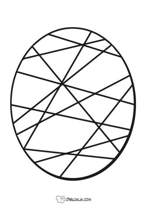 Easter egg abstracto