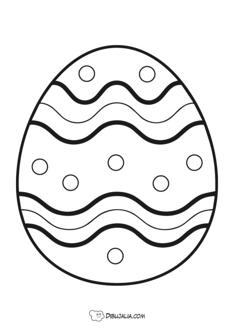 Easter Egg ondas y circulos