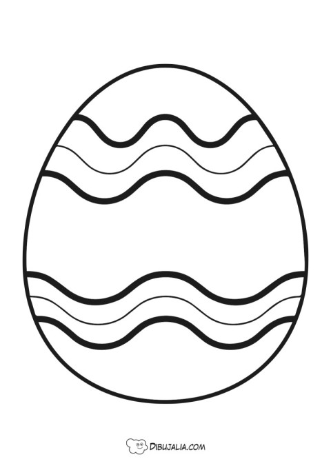 Easter Egg con bandas de ondas