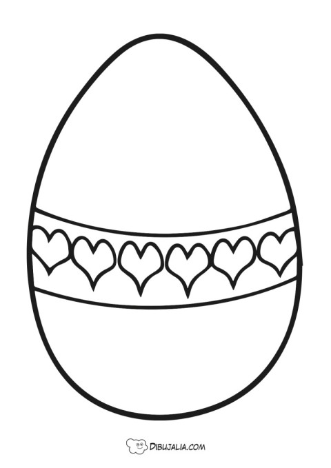 Easter Egg Corazones
