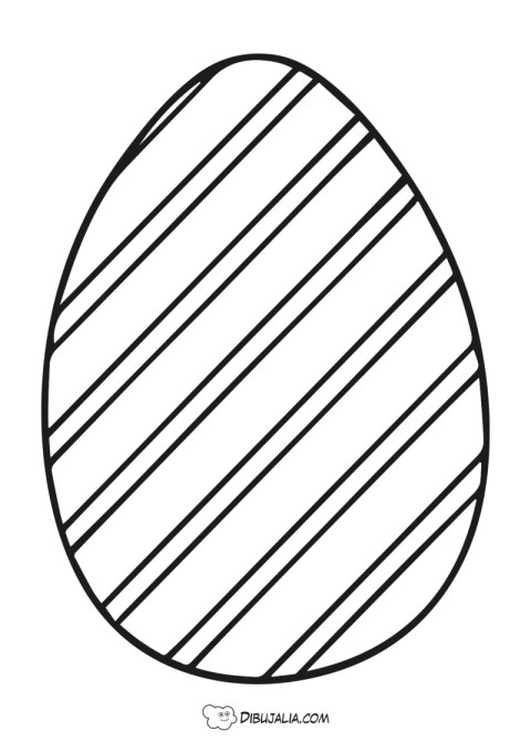 Easter Egg con Líneas Paralelas