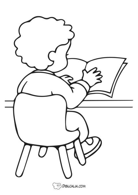 Nin?o lee un Libro