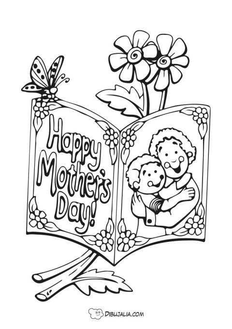 Flores y Tarjeta para Mamá