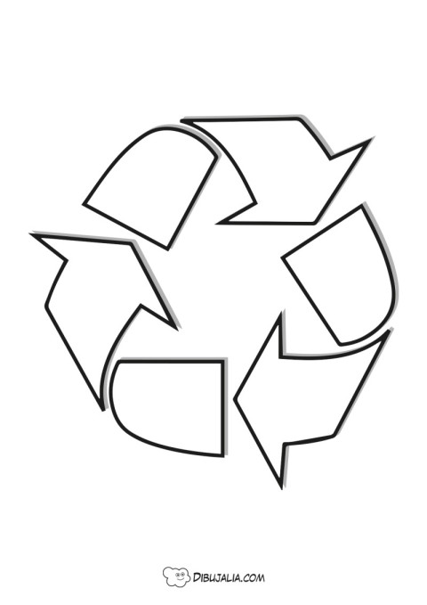 Simbolo de reciclar
