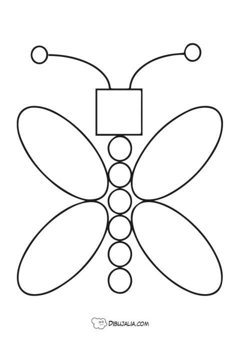  Mariposa para identificar formas