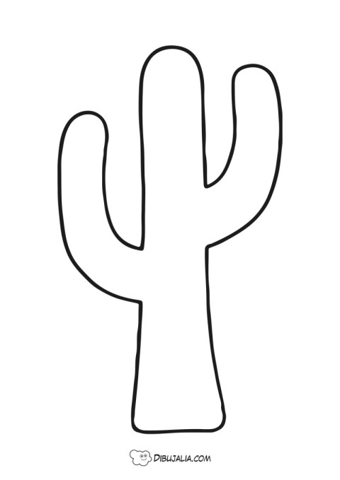 Cactus del desierto - Dibujo #2210 - Dibujalia - Dibujos para Colorear y  Recursos Educativos