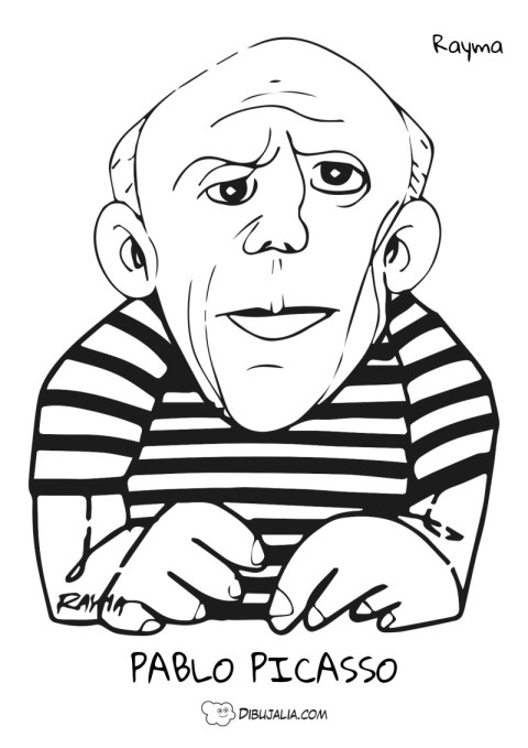 Caricatura de Pablo Picasso