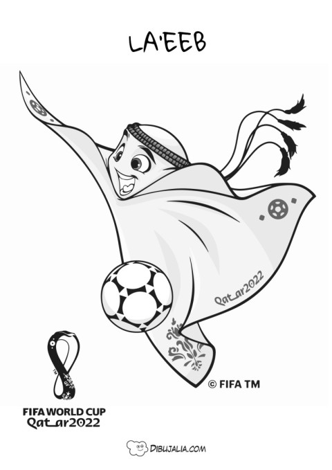 Mascota Laeeb Qatar 2022