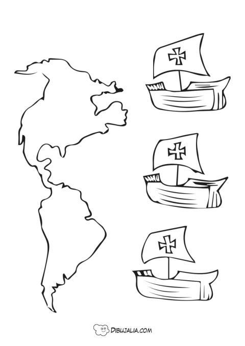 Carabelas descubrimiento América