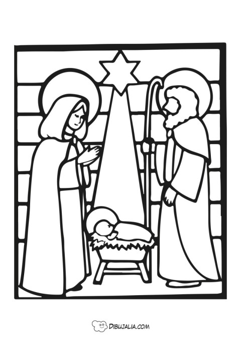 María José y el niño Jesús
