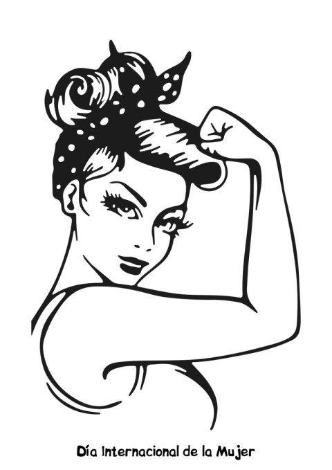 Ilustración de Mujer fuerte