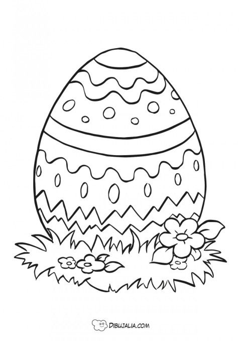 Easter Egg en el jardin