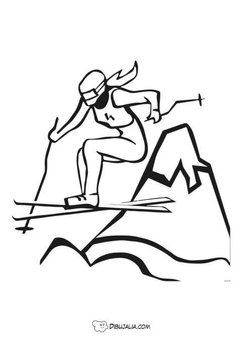 Esquiadora