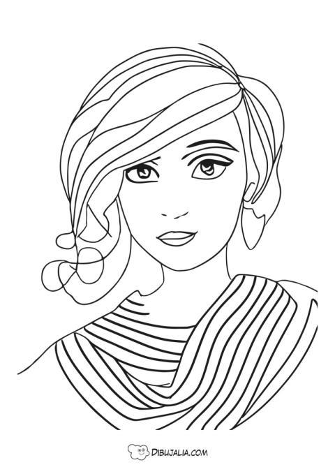 Retrato de Bella Mujer