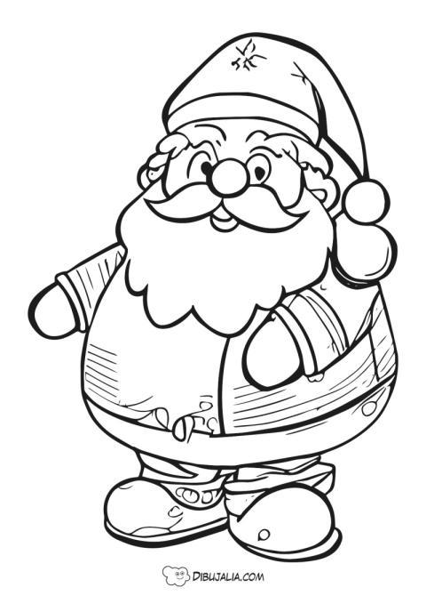 Un Papa Noel muy simpático