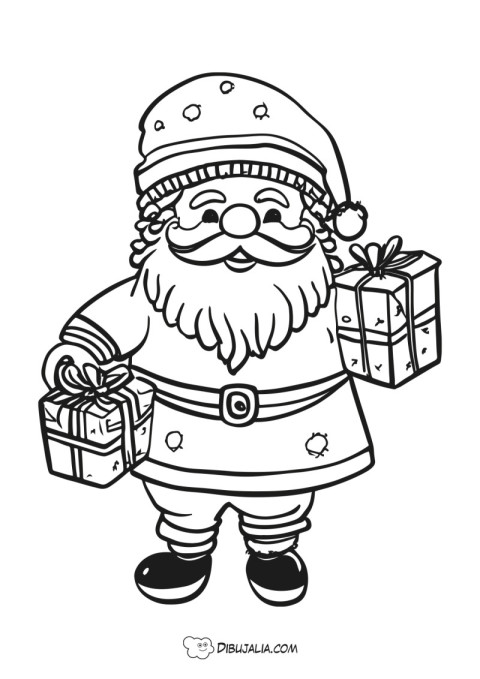 Papa Noel y sus regalos