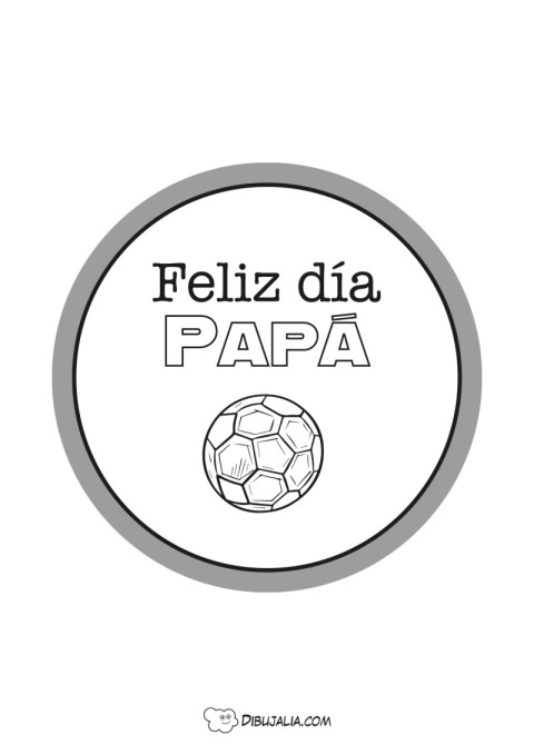 Sticker Feliz día Papá Deportista