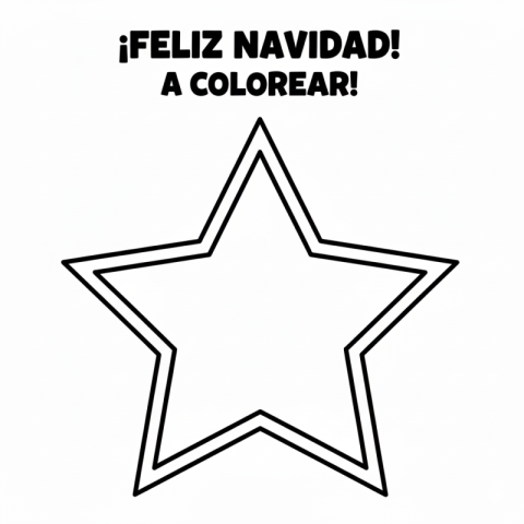 Estrella Feliz Navidad