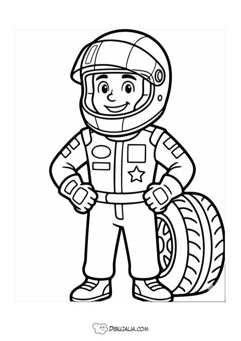 Piloto de Carreras Infantil