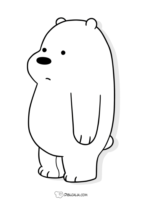 Oso Panda muy serio