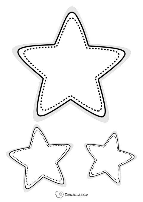 Plantilla de Estrellas