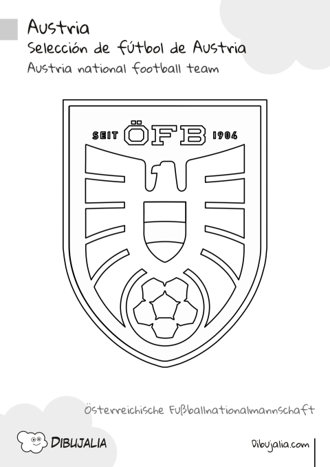 Escudo Selección de Fútbol de Austria