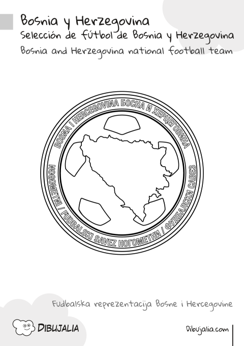 Escudo Selección de Fútbol de Bosnia y Herzegovina