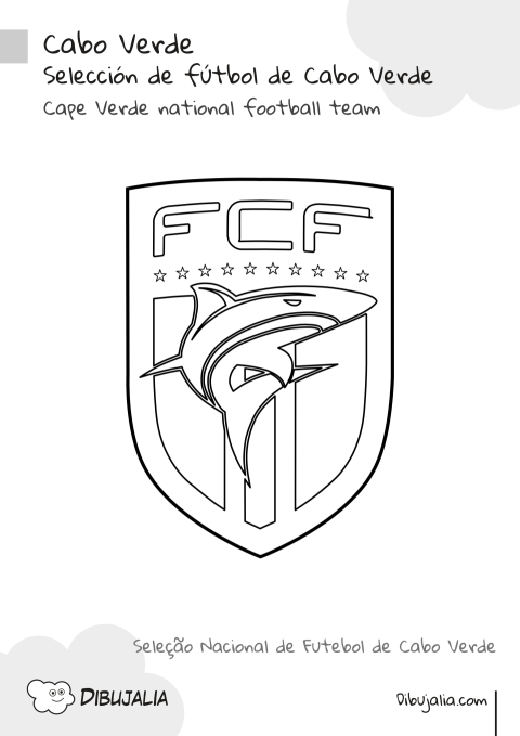 Escudo Selección de Fútbol de Cabo Verde