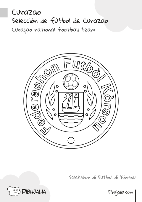 Escudo Selección de Fútbol de Curazao