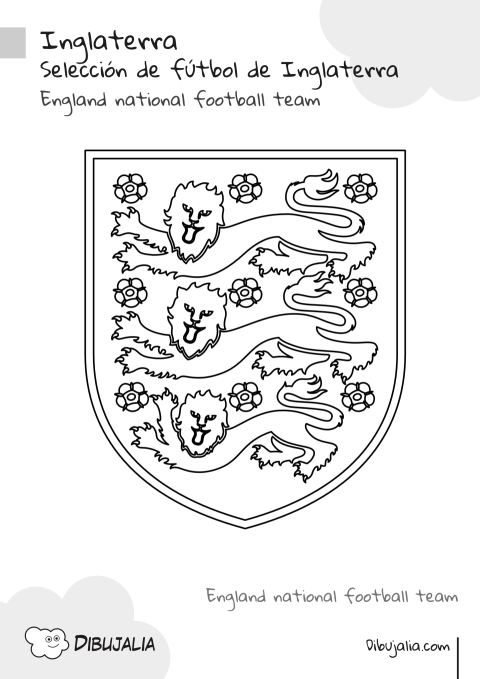 Escudo Selección de Fútbol de Inglaterra