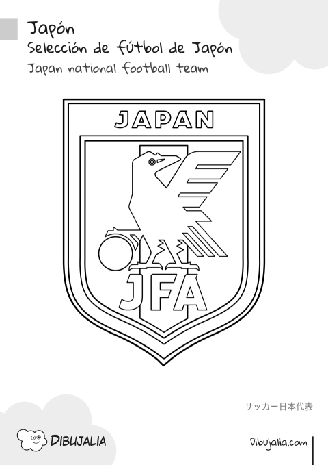 Escudo Selección de Fútbol de Japón