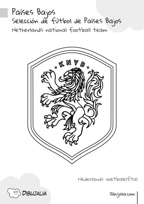 Escudo Selección de Fútbol de Paises Bajos
