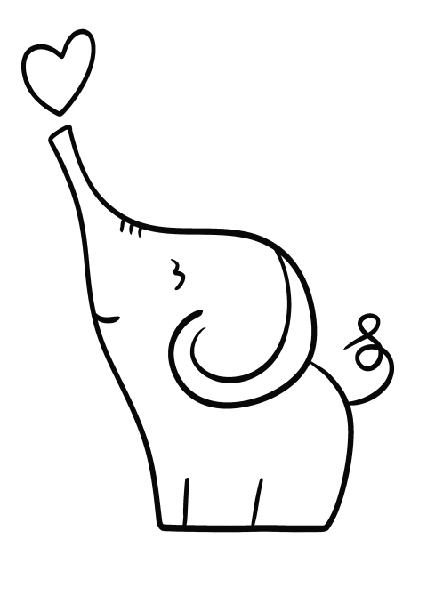 Elefante con amor