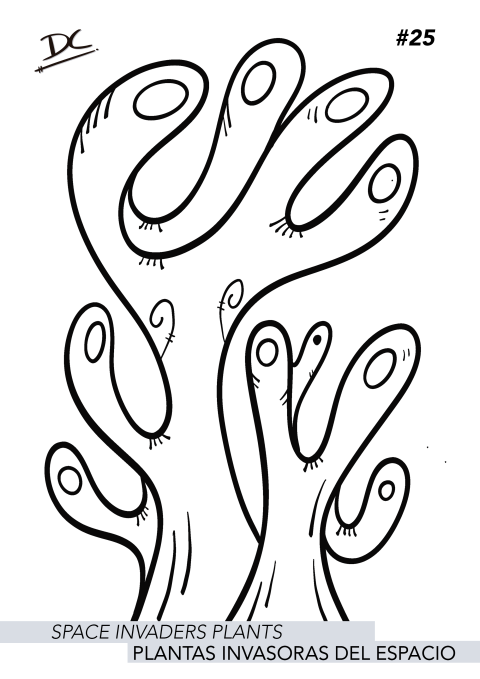Space Invaders Plants #25
