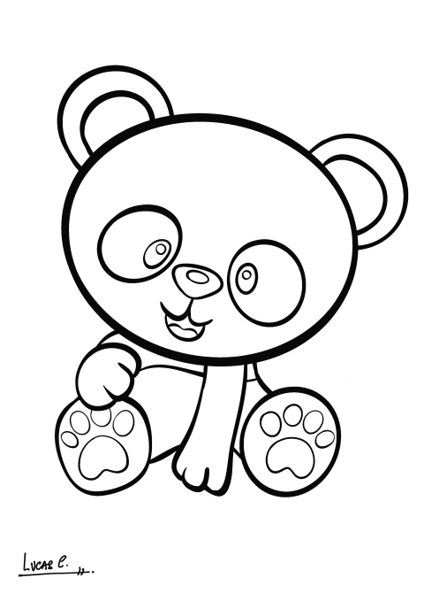 Dibujos de Panda para colorear  Páginas para imprimir gratis