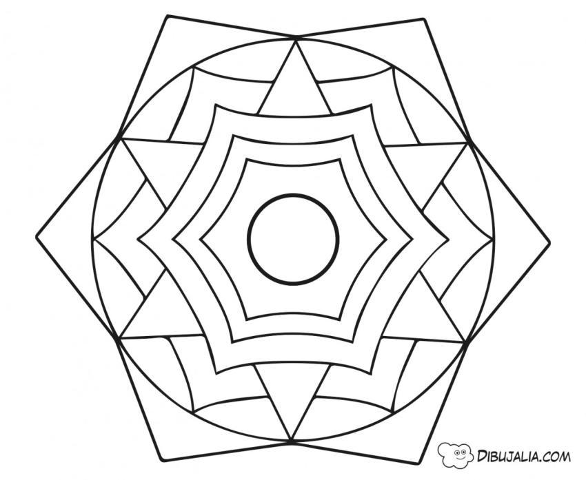 Mandala Sol y Estrellas