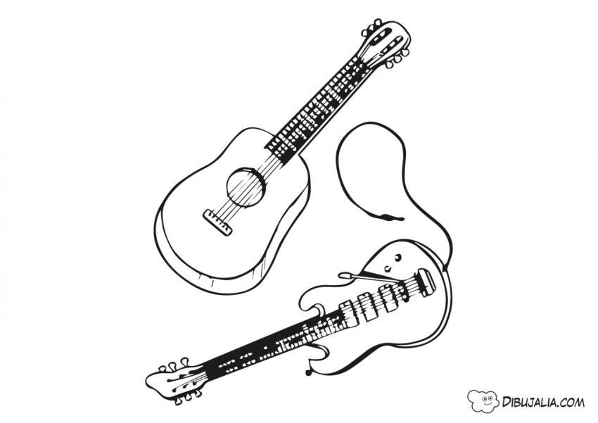 Guitarras espan?ola eléctrica