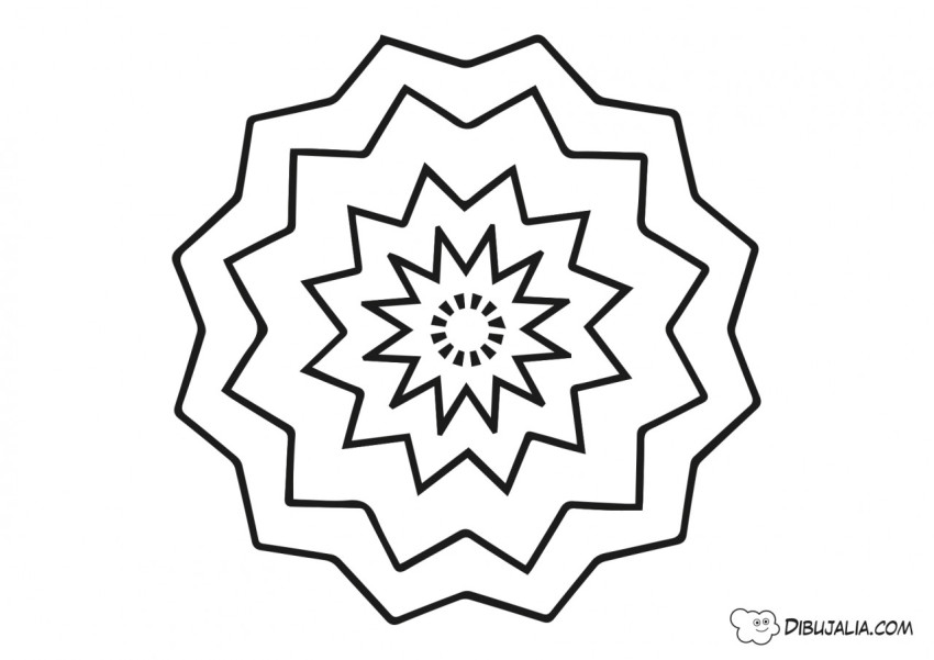 Mandala Zig Zag