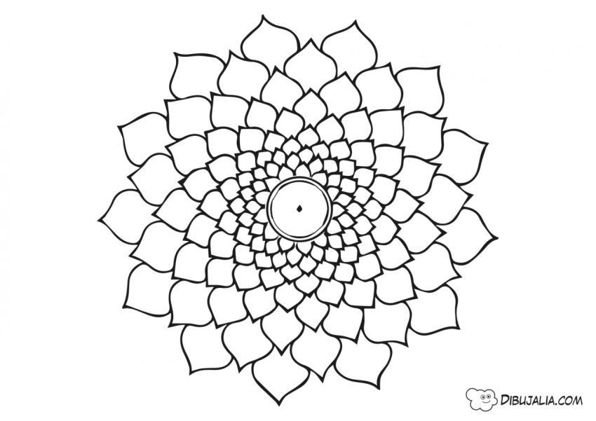 Mandala Flor Lotto
