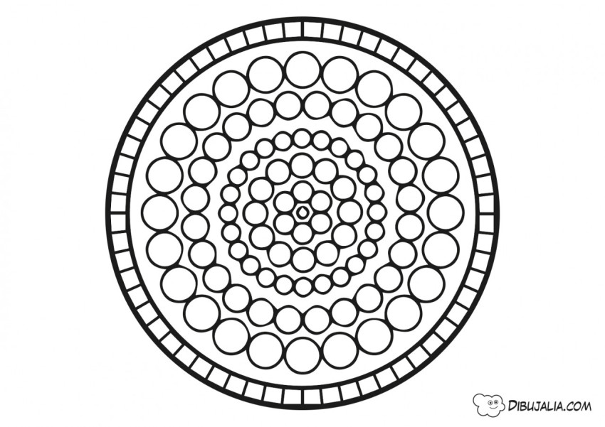 Mandala Circulos Interiores