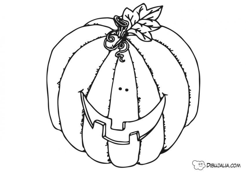 Calabaza divertida