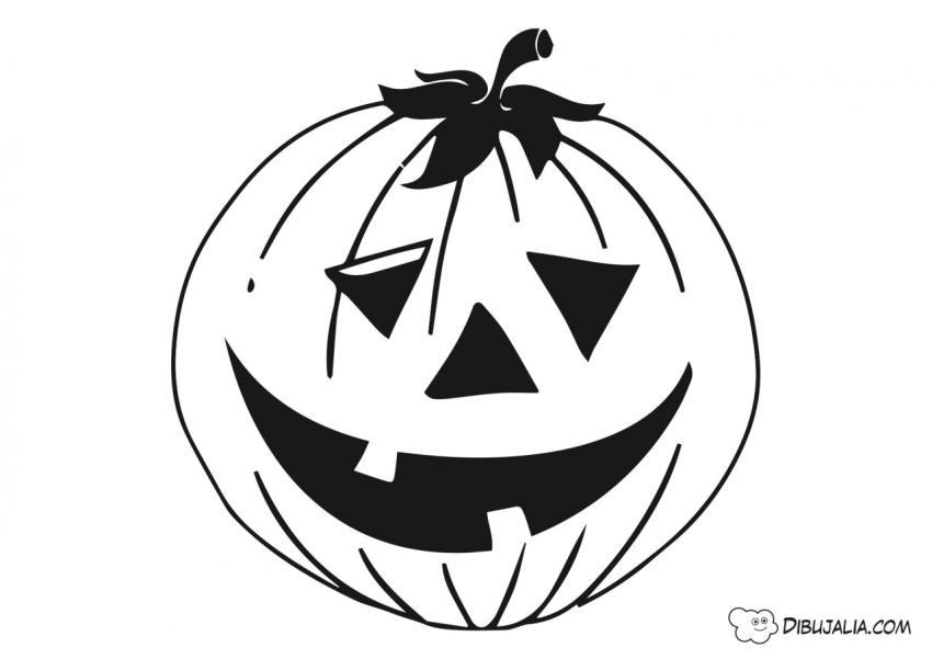 Calabaza de halloween extraña