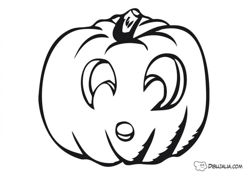 Calabaza con la boca redonda