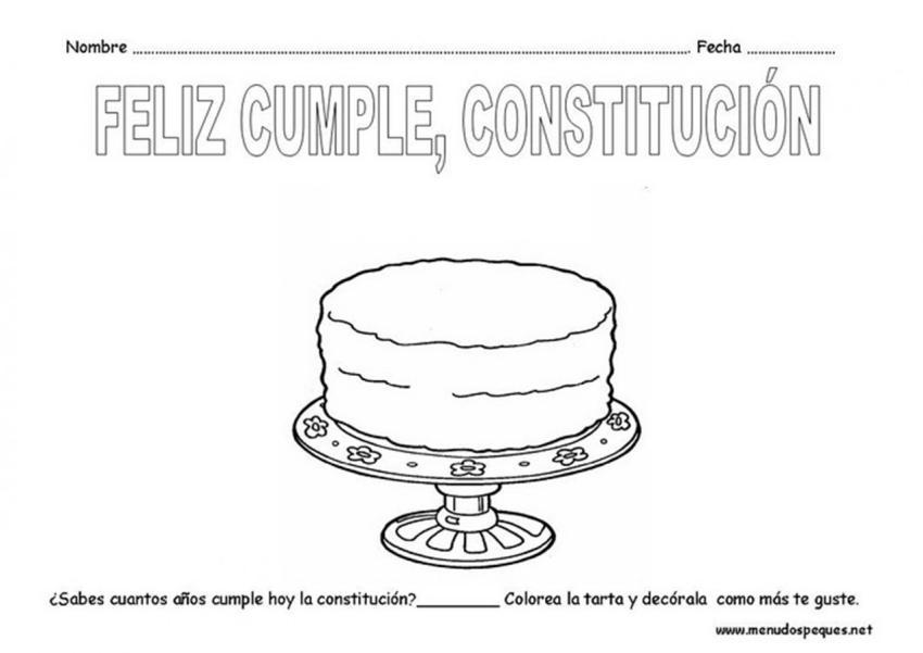 Ficha Feliz Dia Constitución